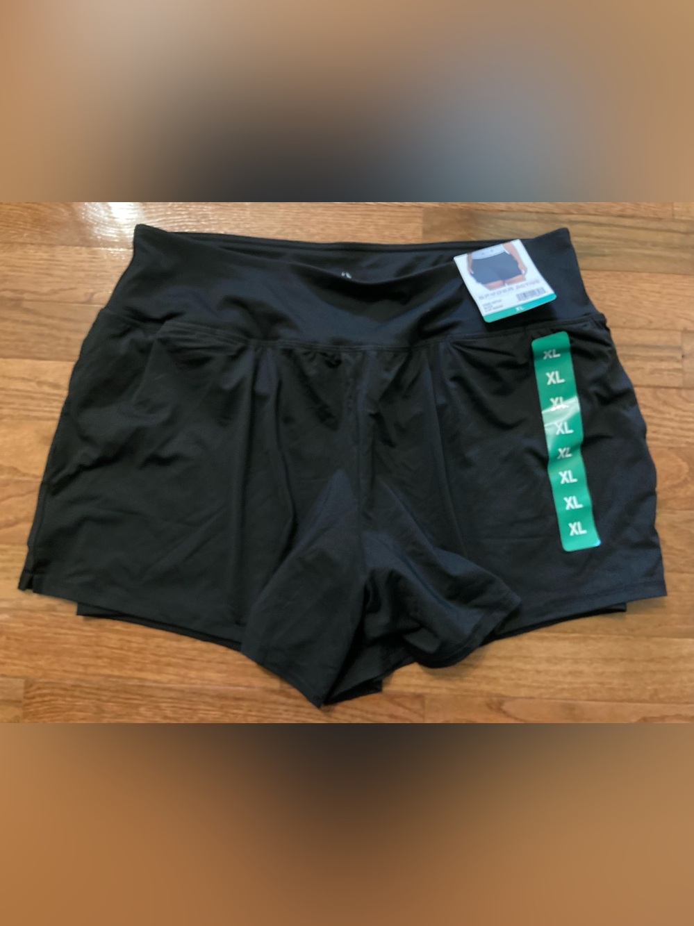 Spyder shorts with pockets XL Black
